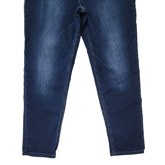 Maurices Jeans M Jeans Sz 16 Reg Womens High Rise Dark Wash Blue Denim Jeggings - Picture 8 of 11